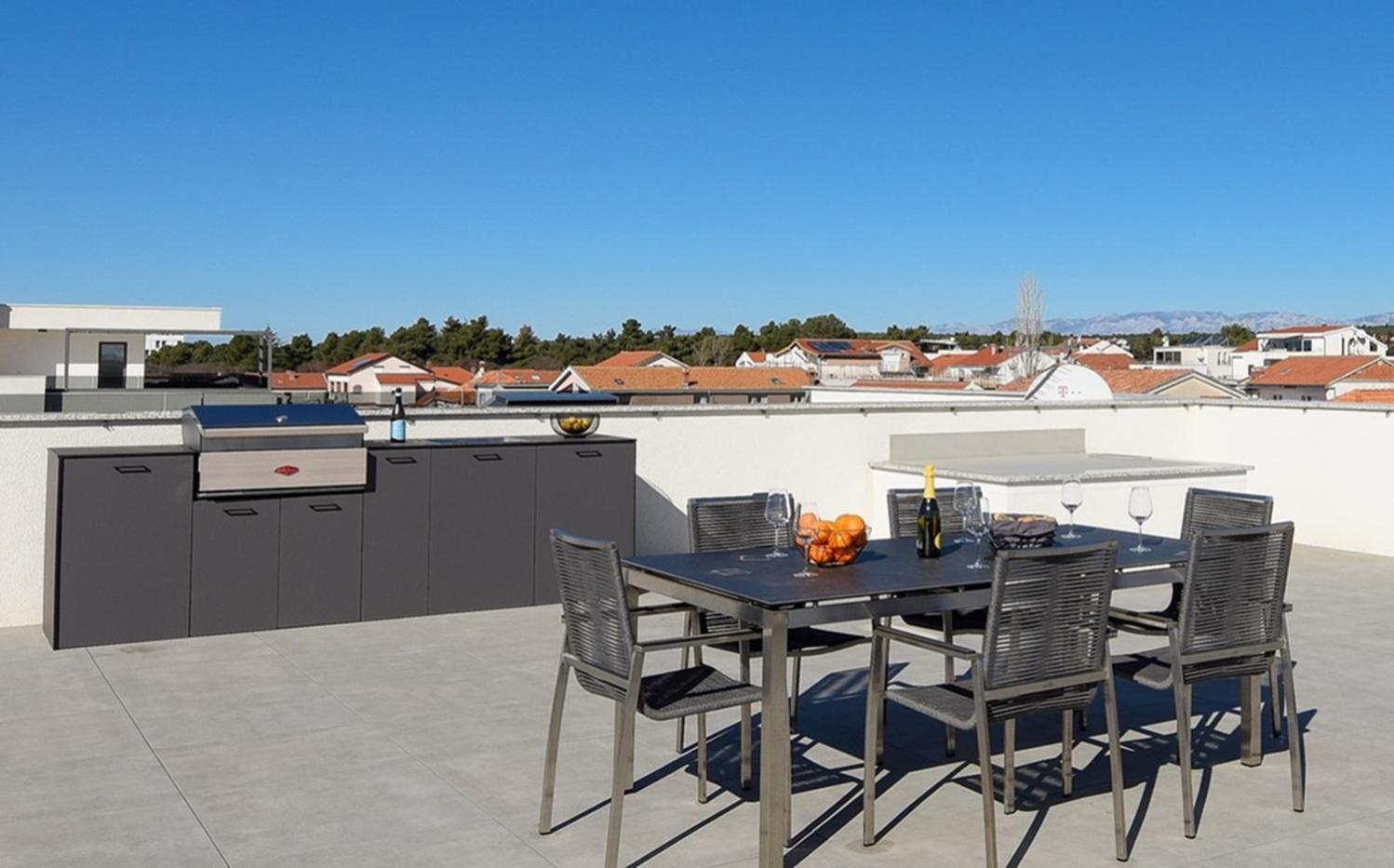Fux Luxury Rooftop Terrace Jacuzzi & Bbq Zadar Exterior photo