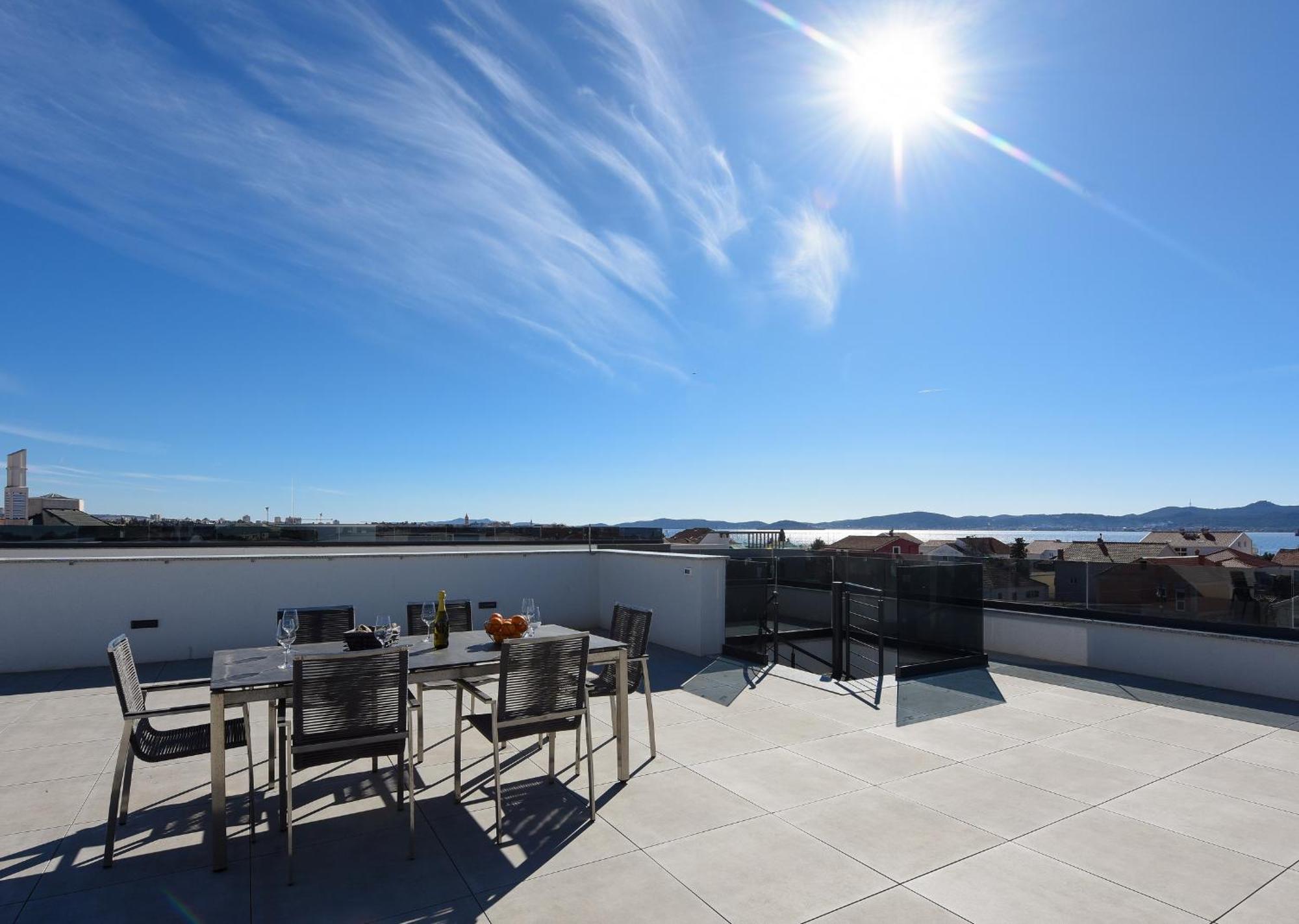 Fux Luxury Rooftop Terrace Jacuzzi & Bbq Zadar Exterior photo